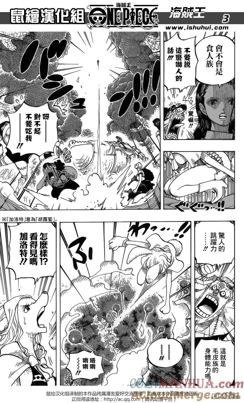 海贼王 第805话 毛皮族 第3页