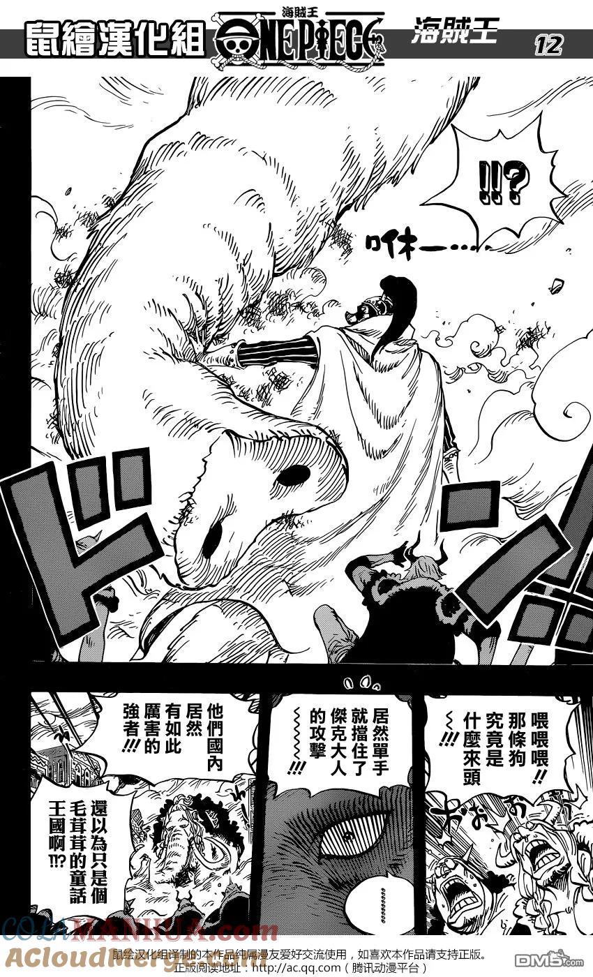 海贼王 第809话 猫蝮蛇掌柜 第11页
