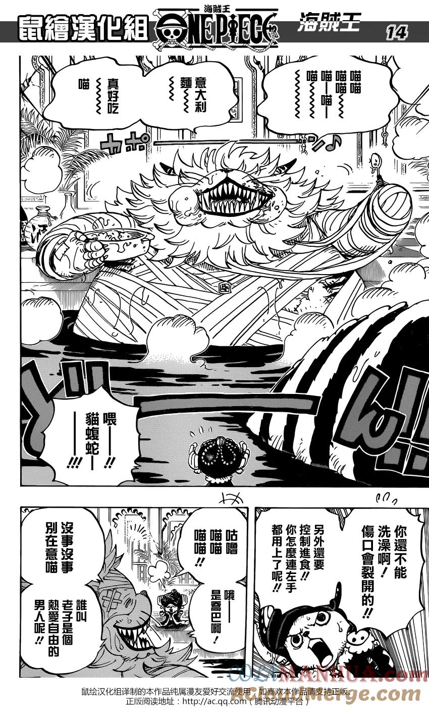 海贼王 第814话 去见猫蝮蛇掌柜吧 第13页