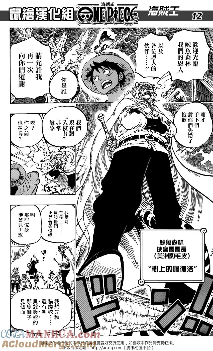 海贼王 第814话 去见猫蝮蛇掌柜吧 第11页