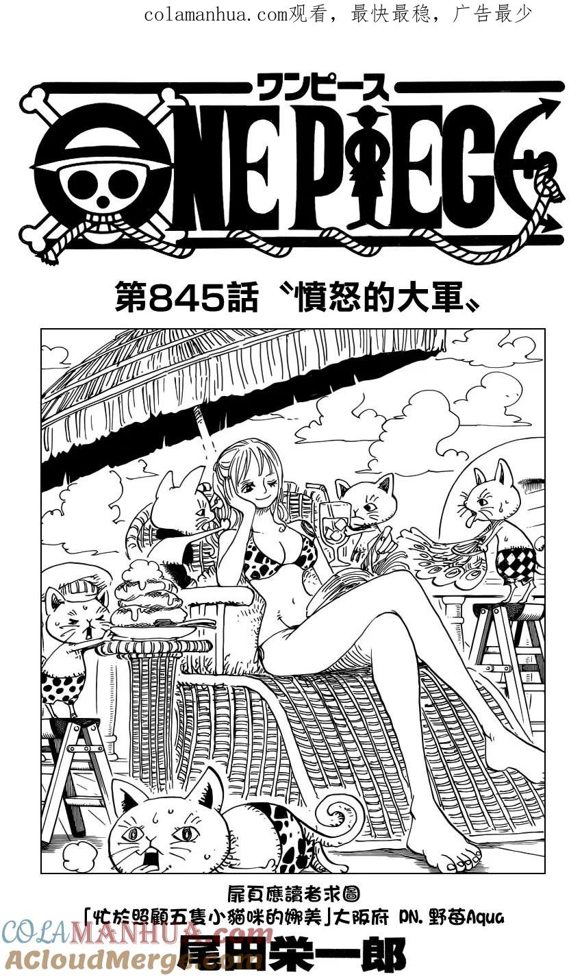 海贼王 第845话 愤怒的大军 第1页