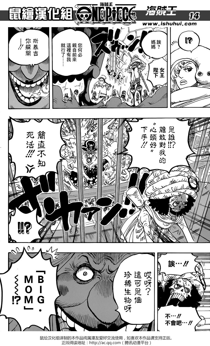 海贼王 第849话 镜之国里的乔老大 第14页