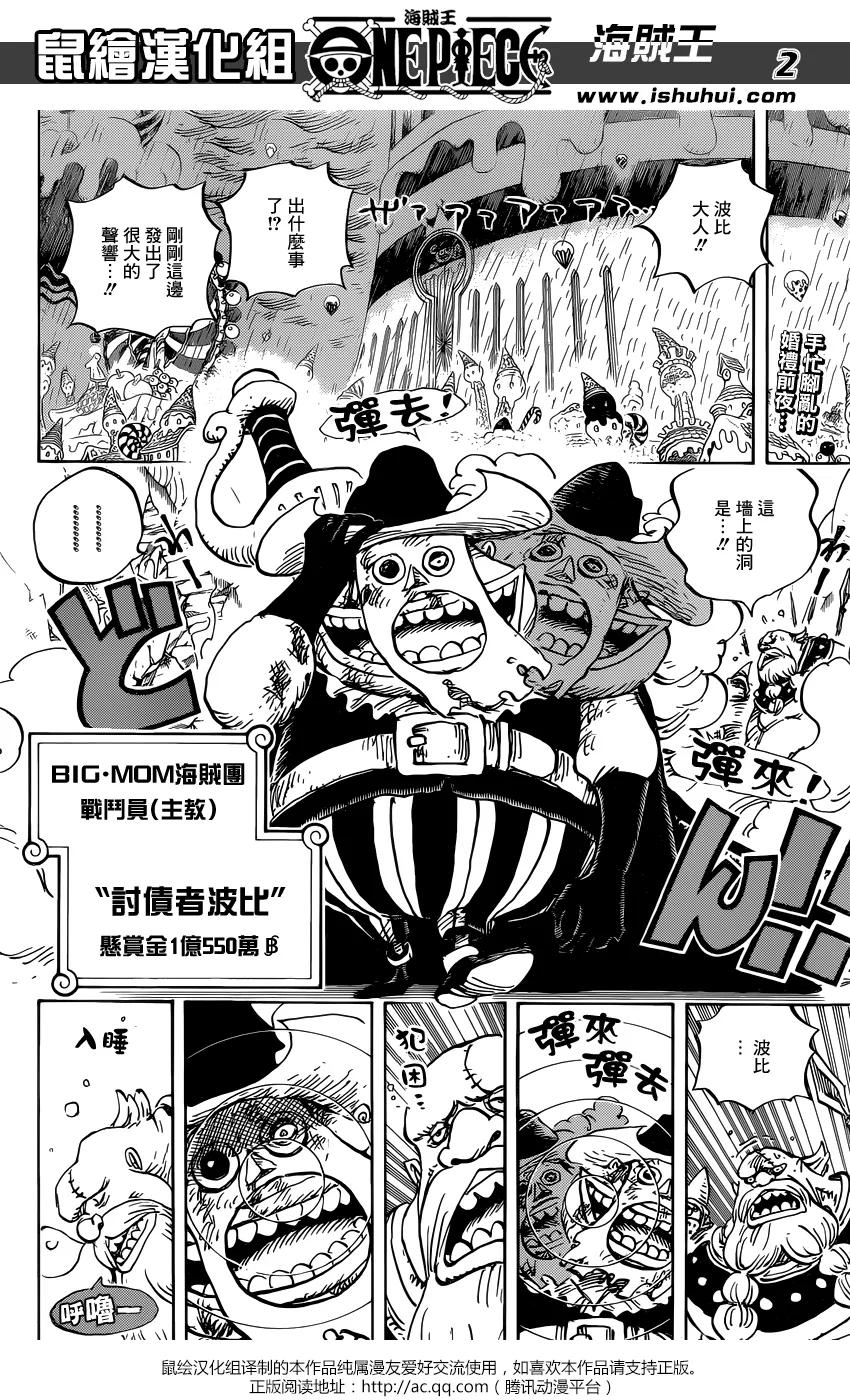 海贼王 第855话 咕噜噜噜噜 第2页