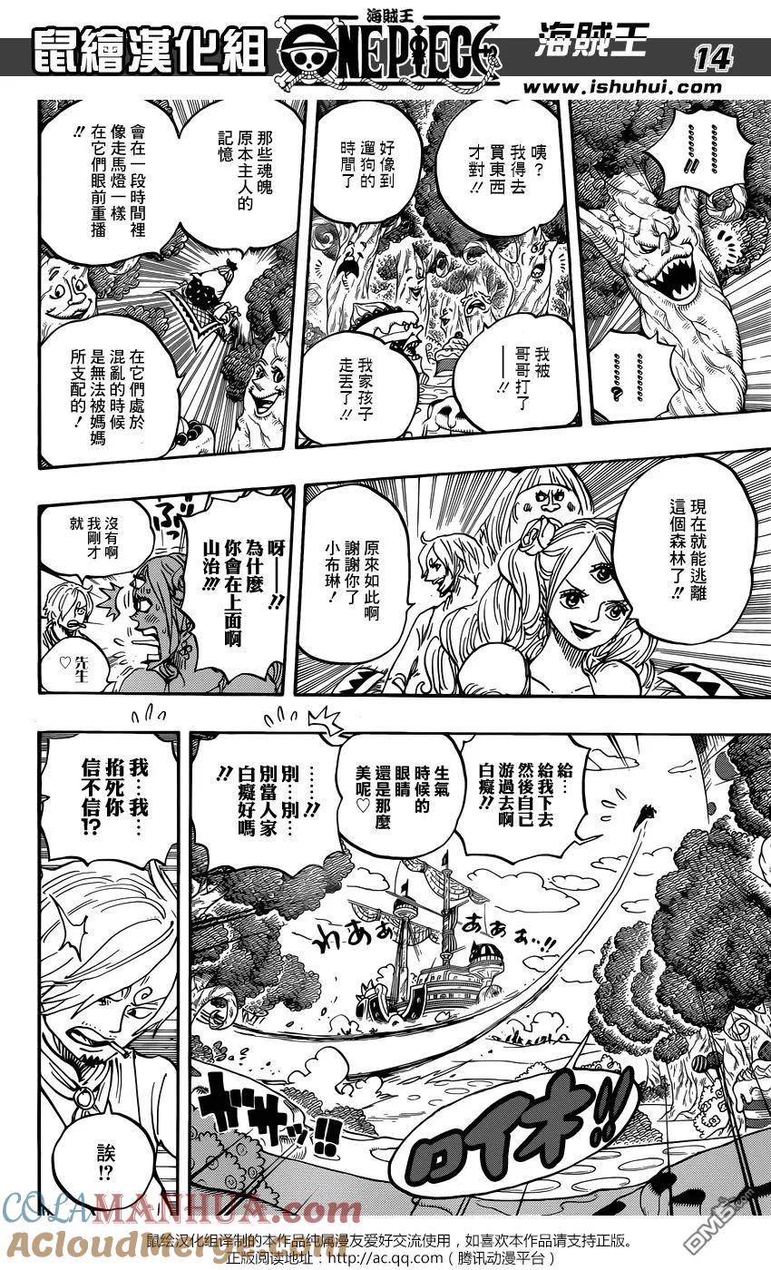 海贼王 第876话 布琳，突然出现！！ 第13页