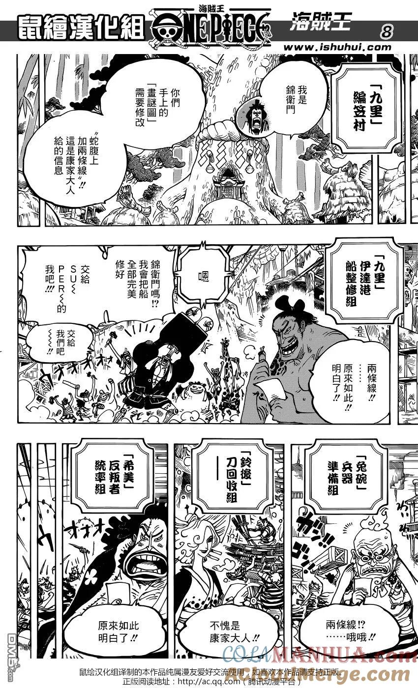 海贼王 第954话 如龙添翼 第8页