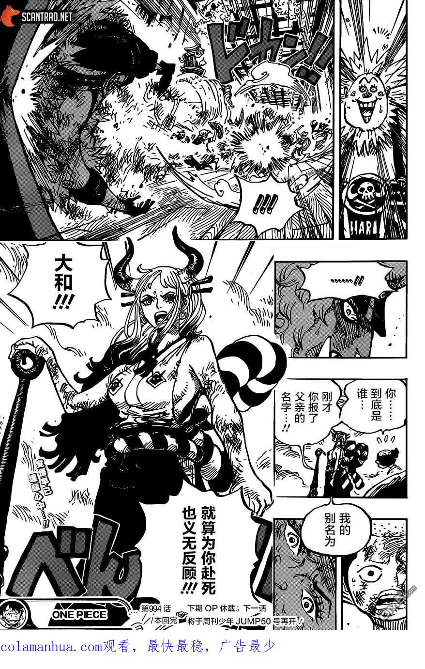 海贼王 第994话 别名为大和 第16页