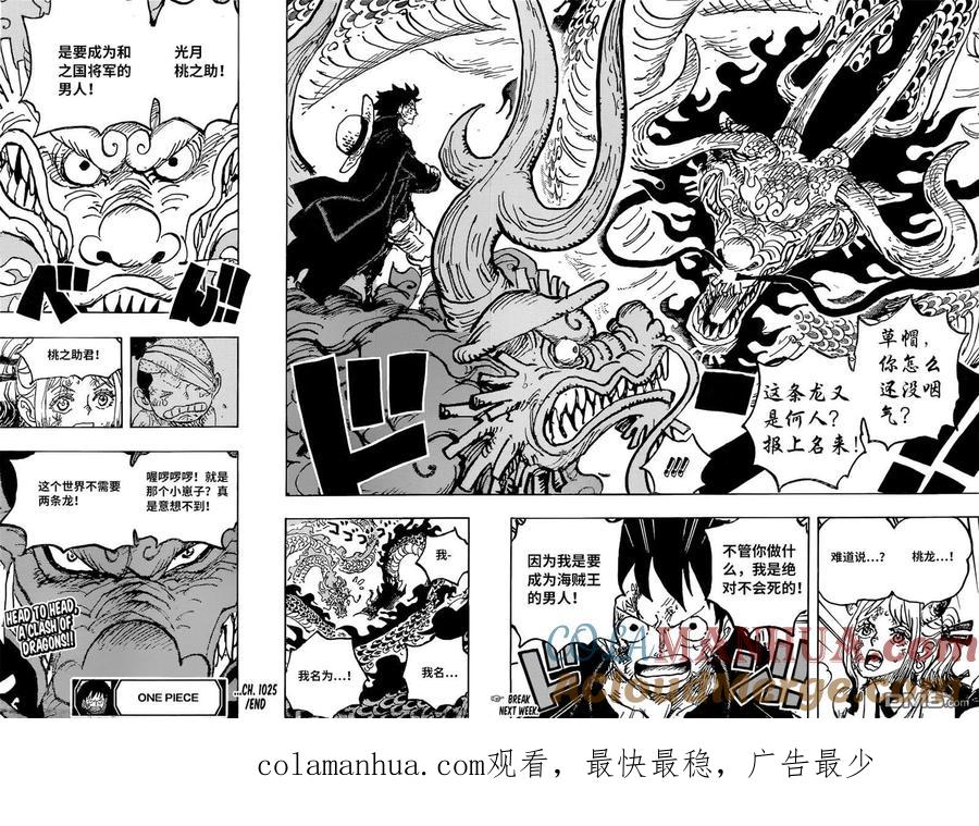 海贼王 第1025话 双龙图 第14页