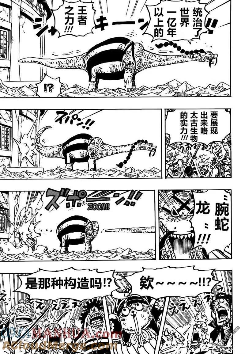 海贼王 第1028话 腕（蛇）龙 第15页