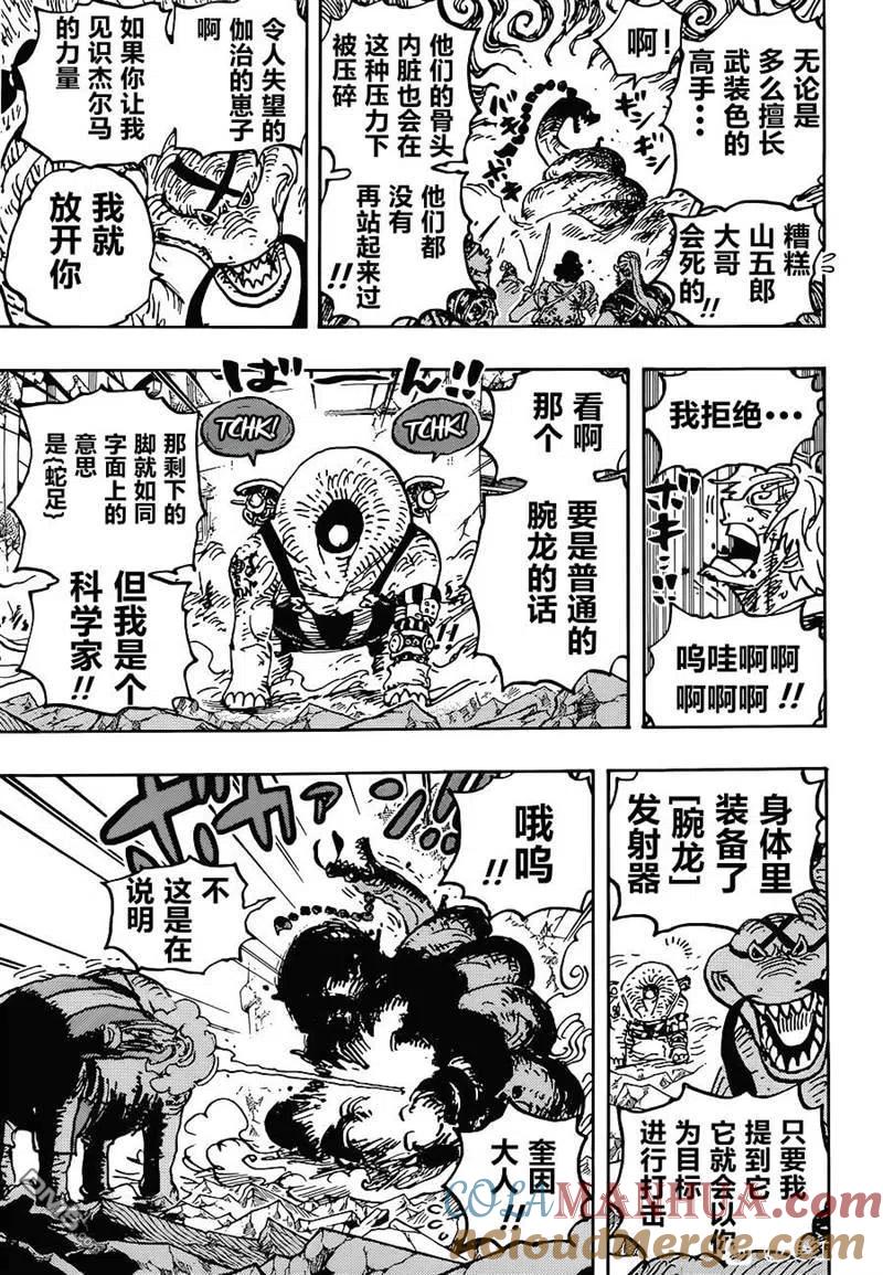 海贼王 第1028话 腕（蛇）龙 第17页