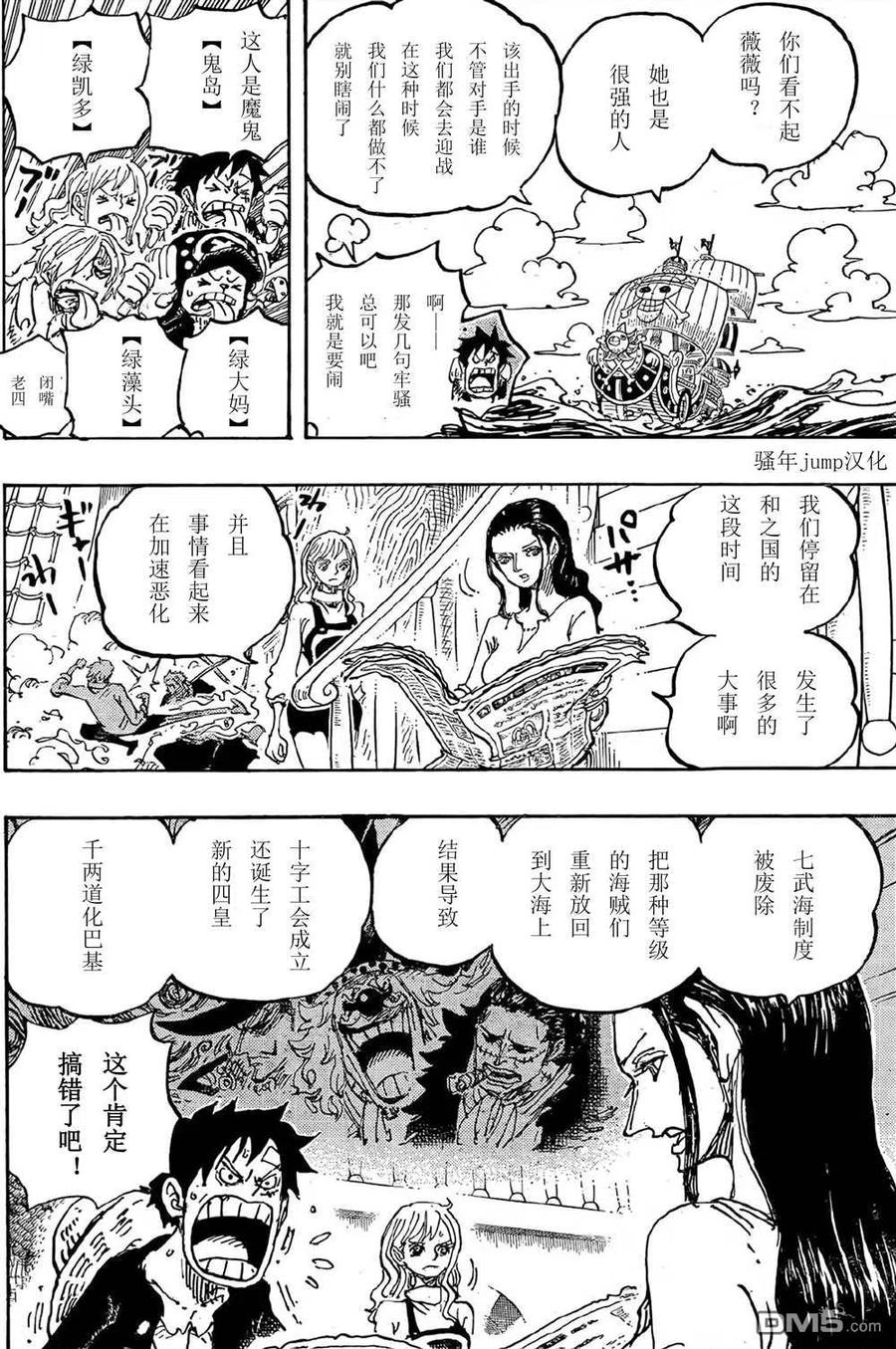 海贼王 第1060话 路飞的梦想 第6页