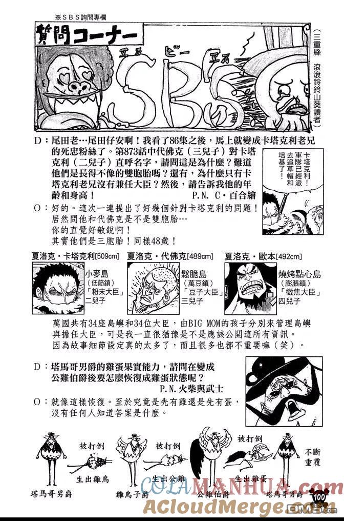 海贼王 第87卷 第101页