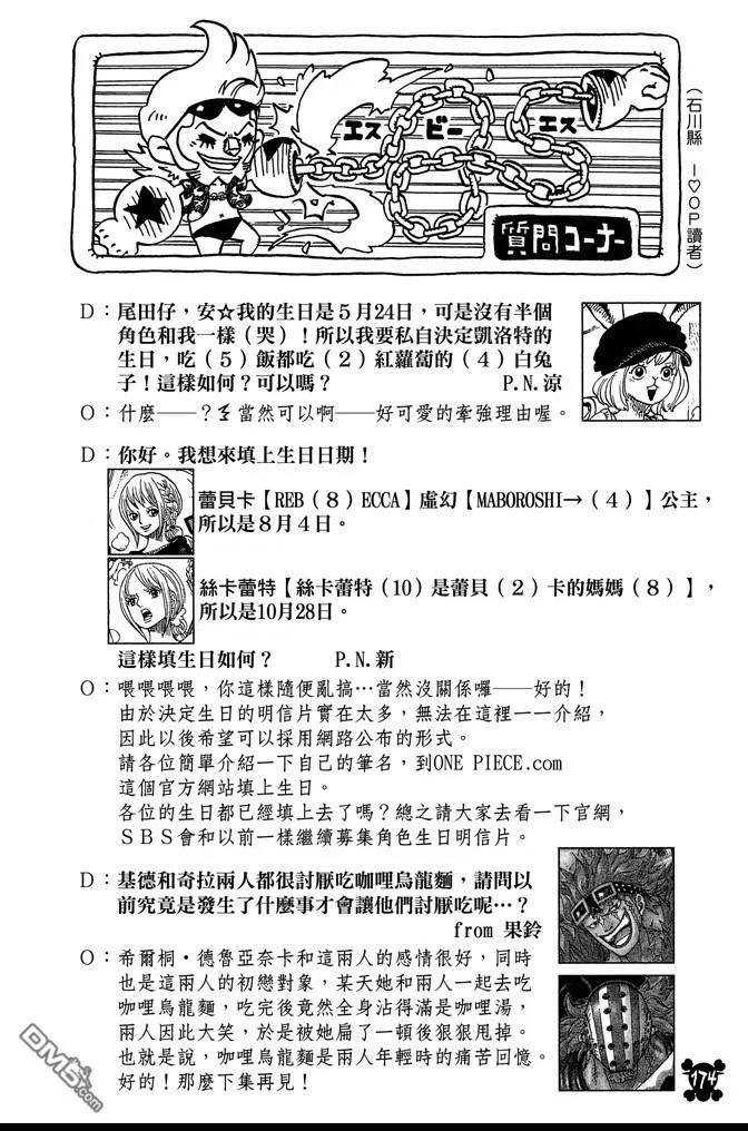 海贼王 第87卷 第175页