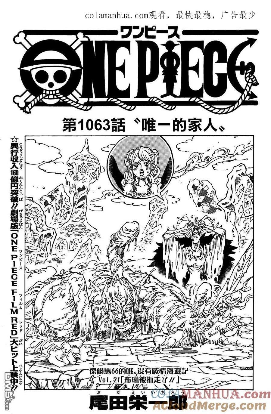 海贼王 第1063话 唯一的家人 第1页