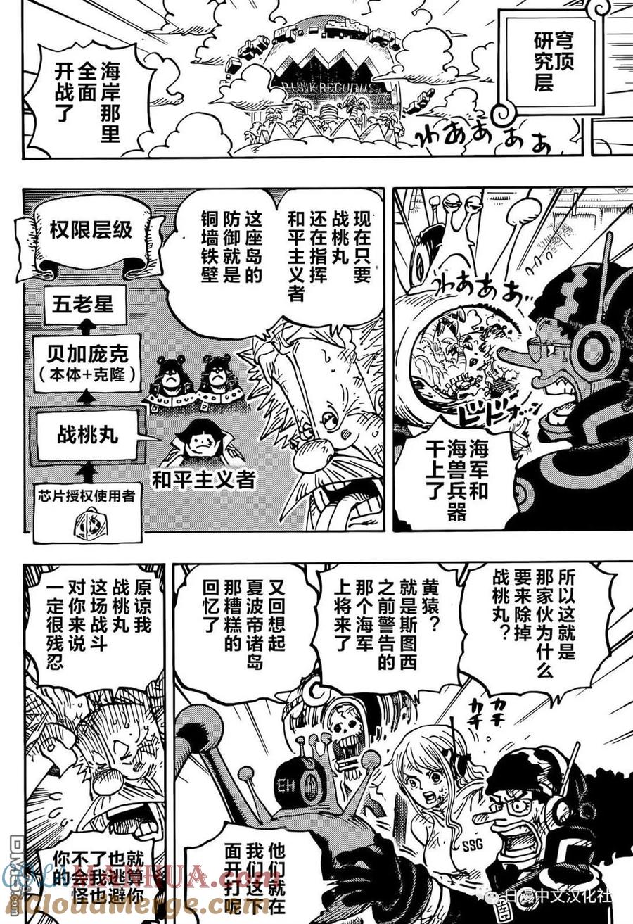 海贼王 第1091话 战桃丸 第4页