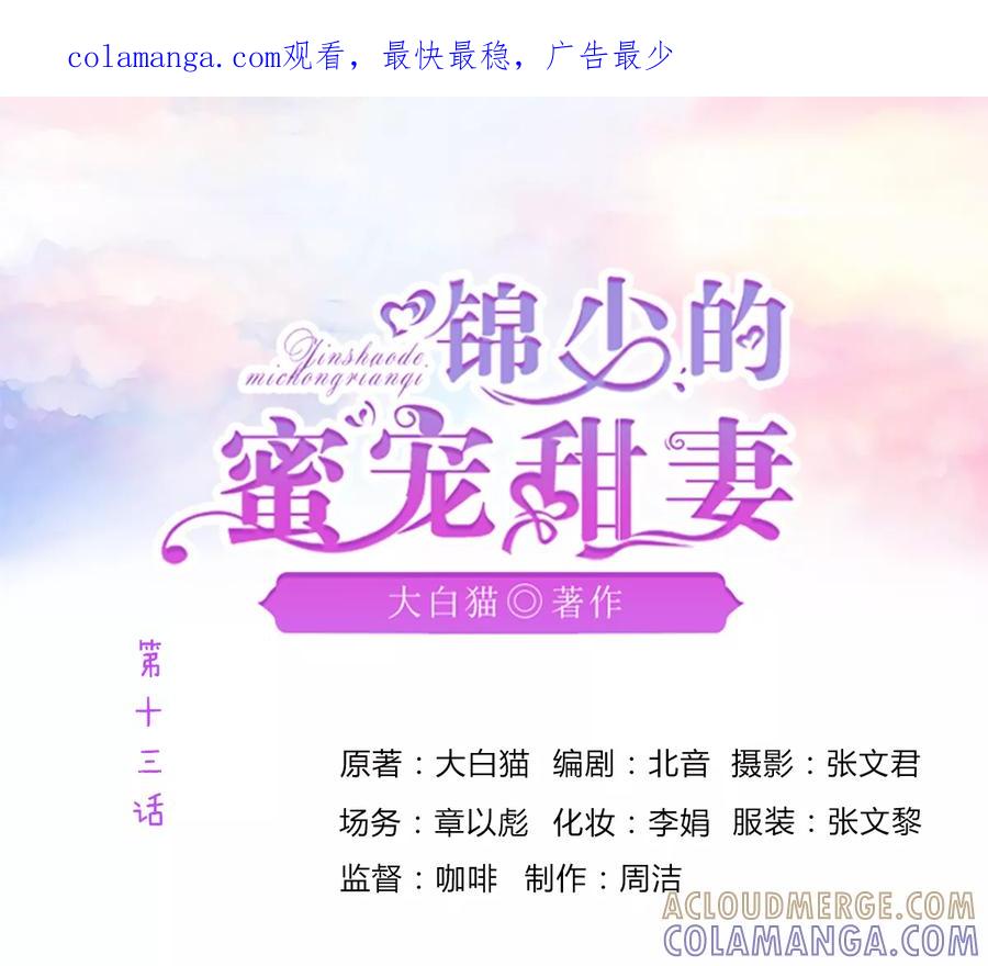 《锦少的蜜宠甜妻》第13话 第1页