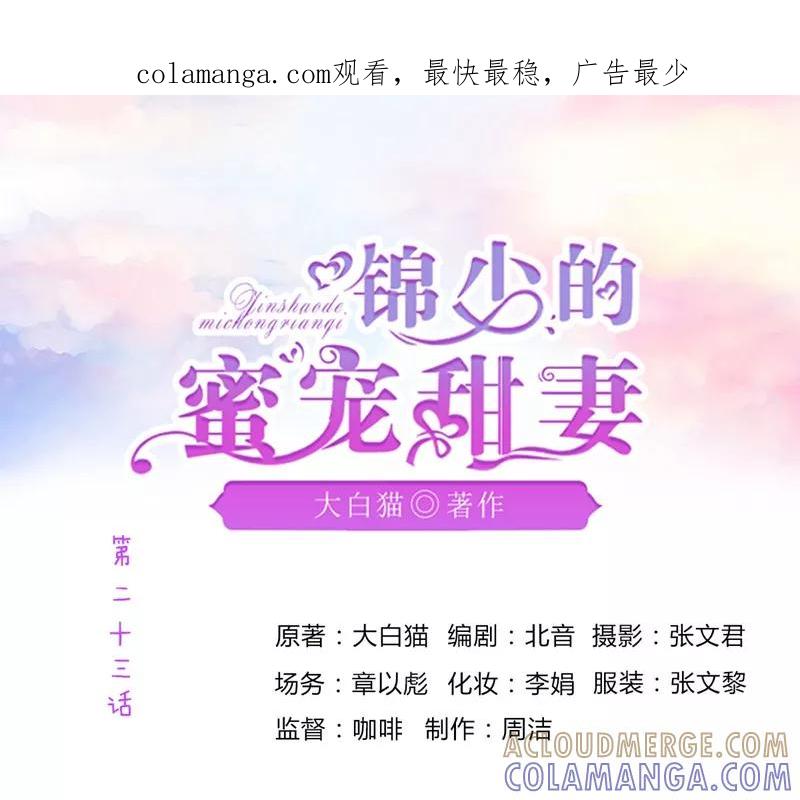 《锦少的蜜宠甜妻》第23话 第1页