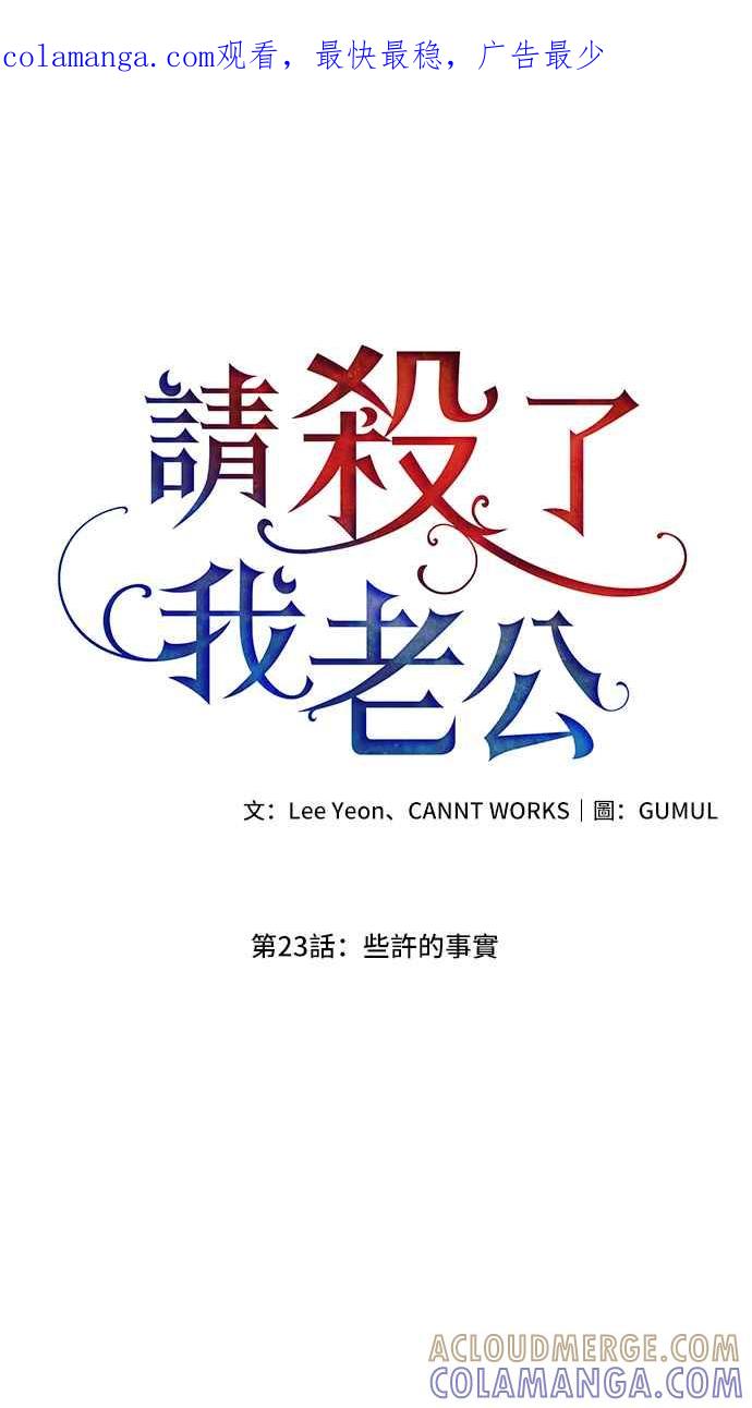 《请杀了我老公》第23话：些许的事实 第1页
