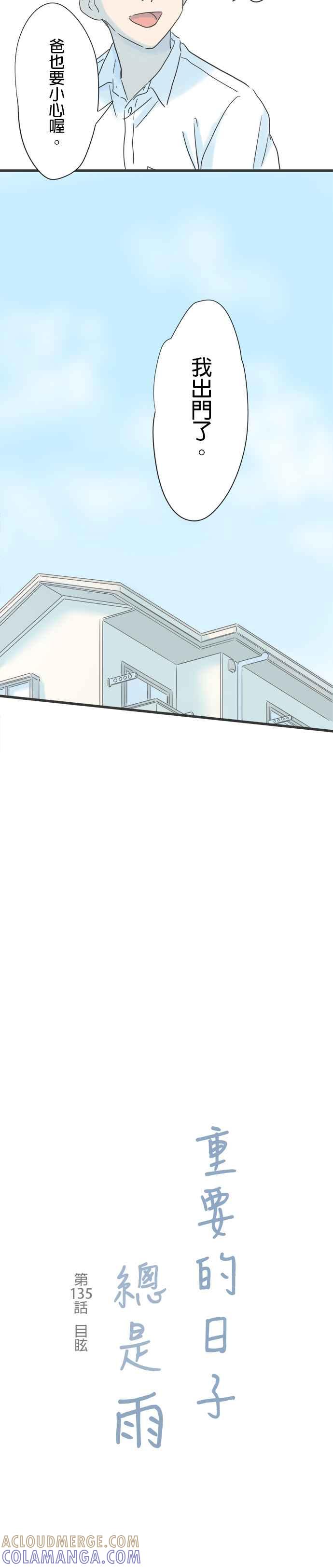 《重要的日子总是雨》第135话 目眩 第3页