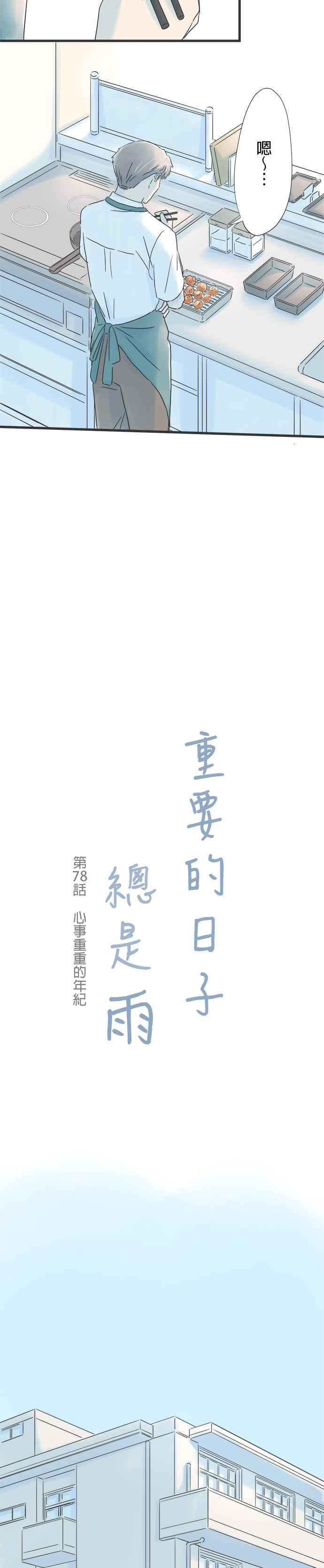 《重要的日子总是雨》第78话 心事重重的年纪 第2页