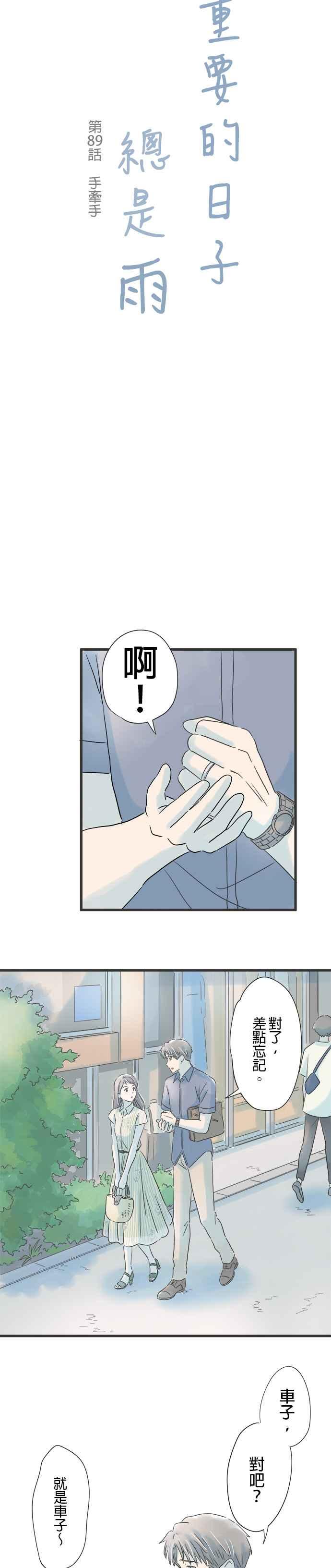 《重要的日子总是雨》第89话 手牵手 第2页