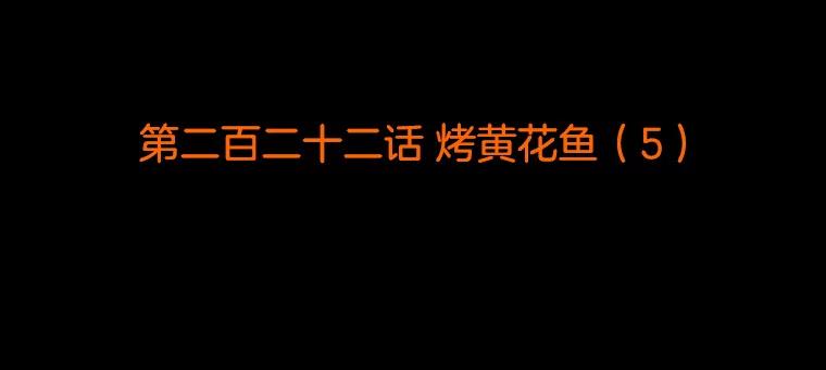 《双甲路边摊》222.烤黄花鱼（5） 第2页