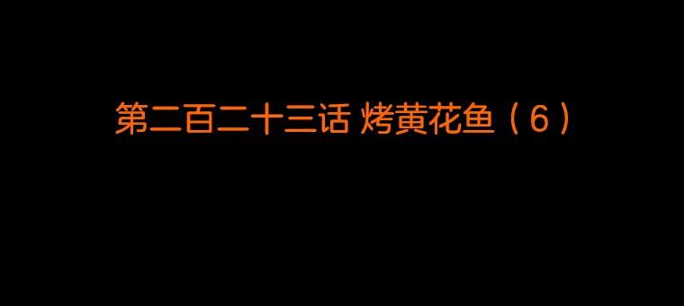 《双甲路边摊》223.烤黄花鱼（6） 第2页