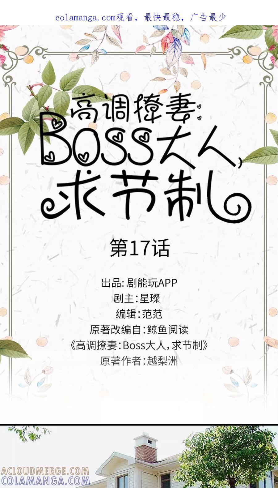 《高调撩妻：Boss大人，求节制》第17话 第1页