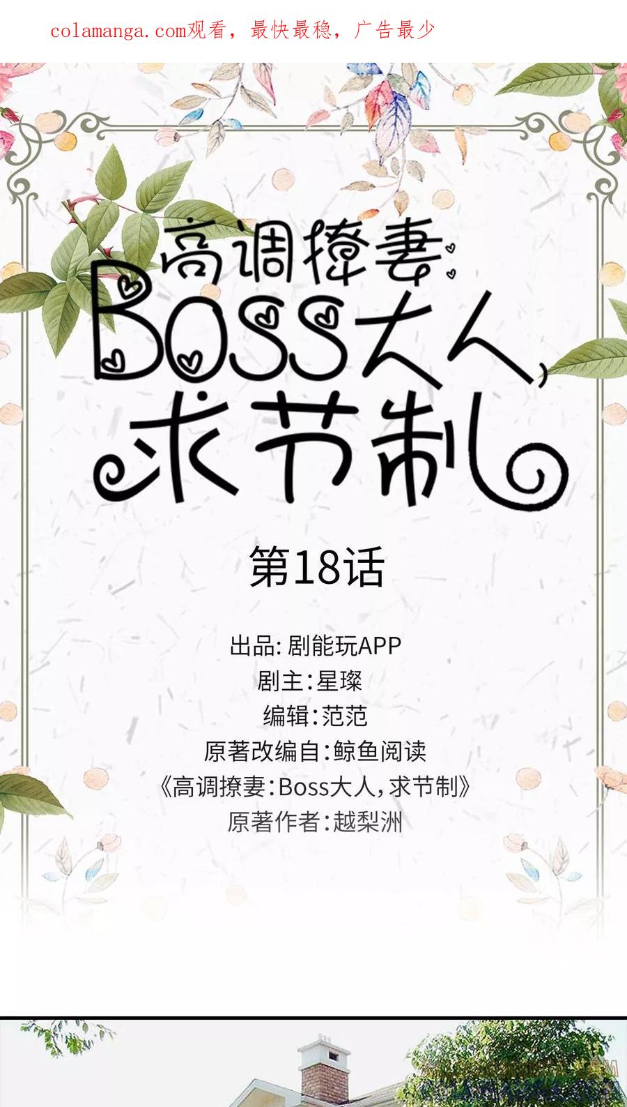 《高调撩妻：Boss大人，求节制》第18话 第1页