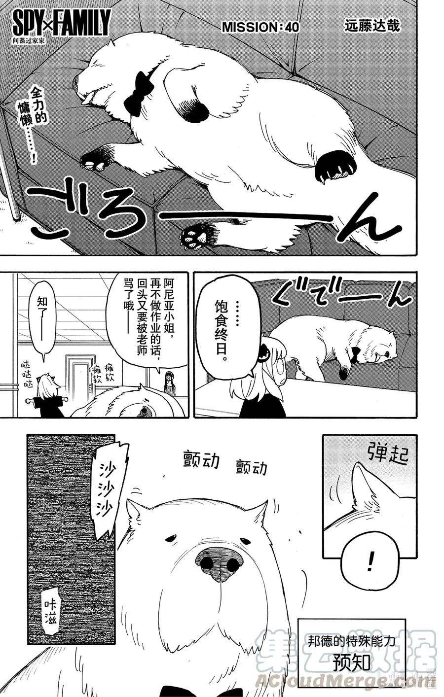 间谍过家家 40 MISSION 40 第1页