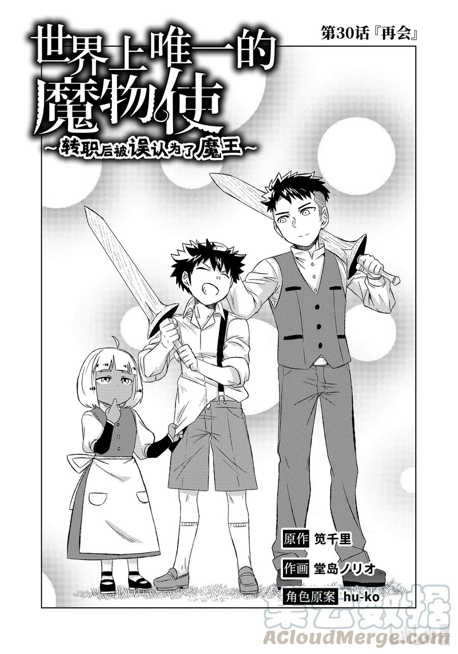 《世界上唯一的魔物使-转职后被误认为了魔王-》30-前篇① 再会 第3页