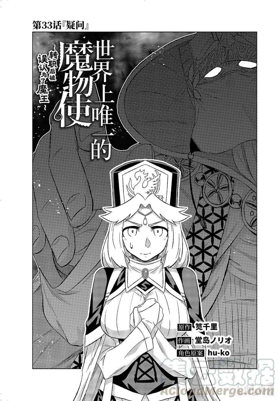 《世界上唯一的魔物使-转职后被误认为了魔王-》33-前篇① 疑问 第3页