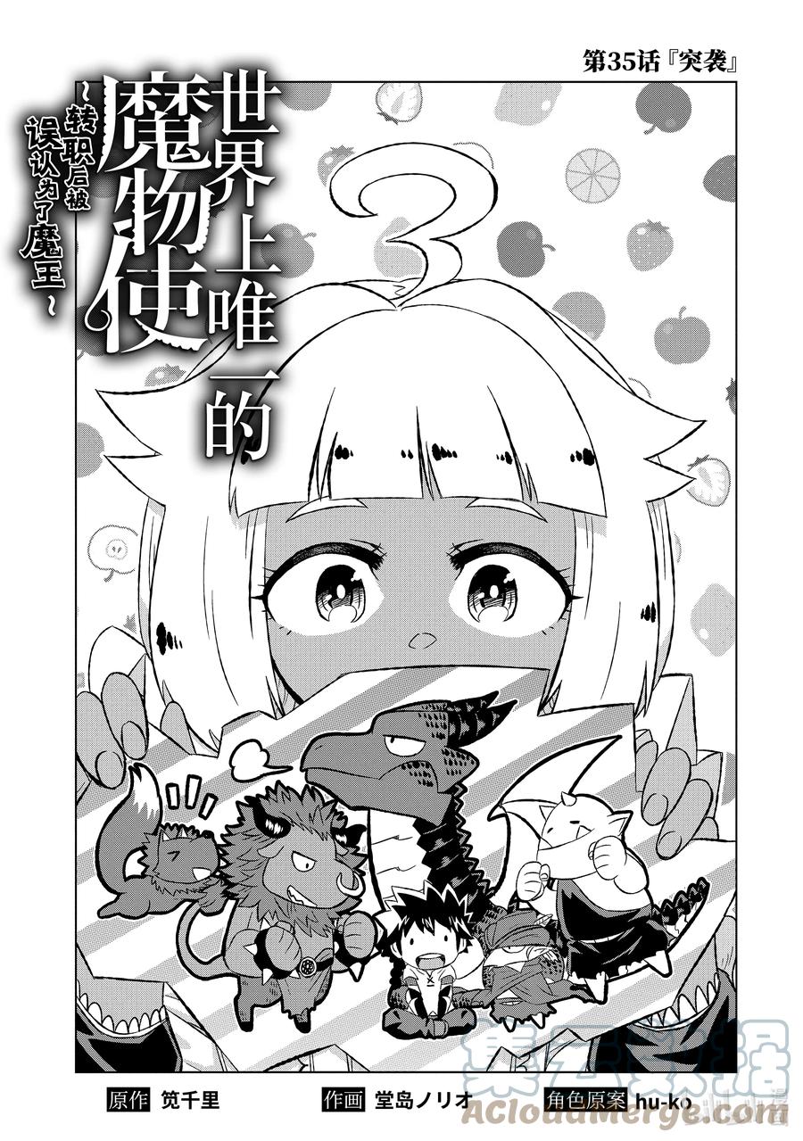 《世界上唯一的魔物使-转职后被误认为了魔王-》35-前篇① 突袭 第3页