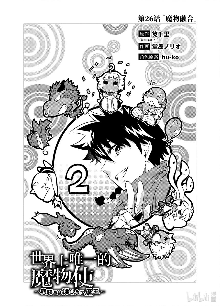 《世界上唯一的魔物使-转职后被误认为了魔王-》26-前篇① 魔物融合 第3页