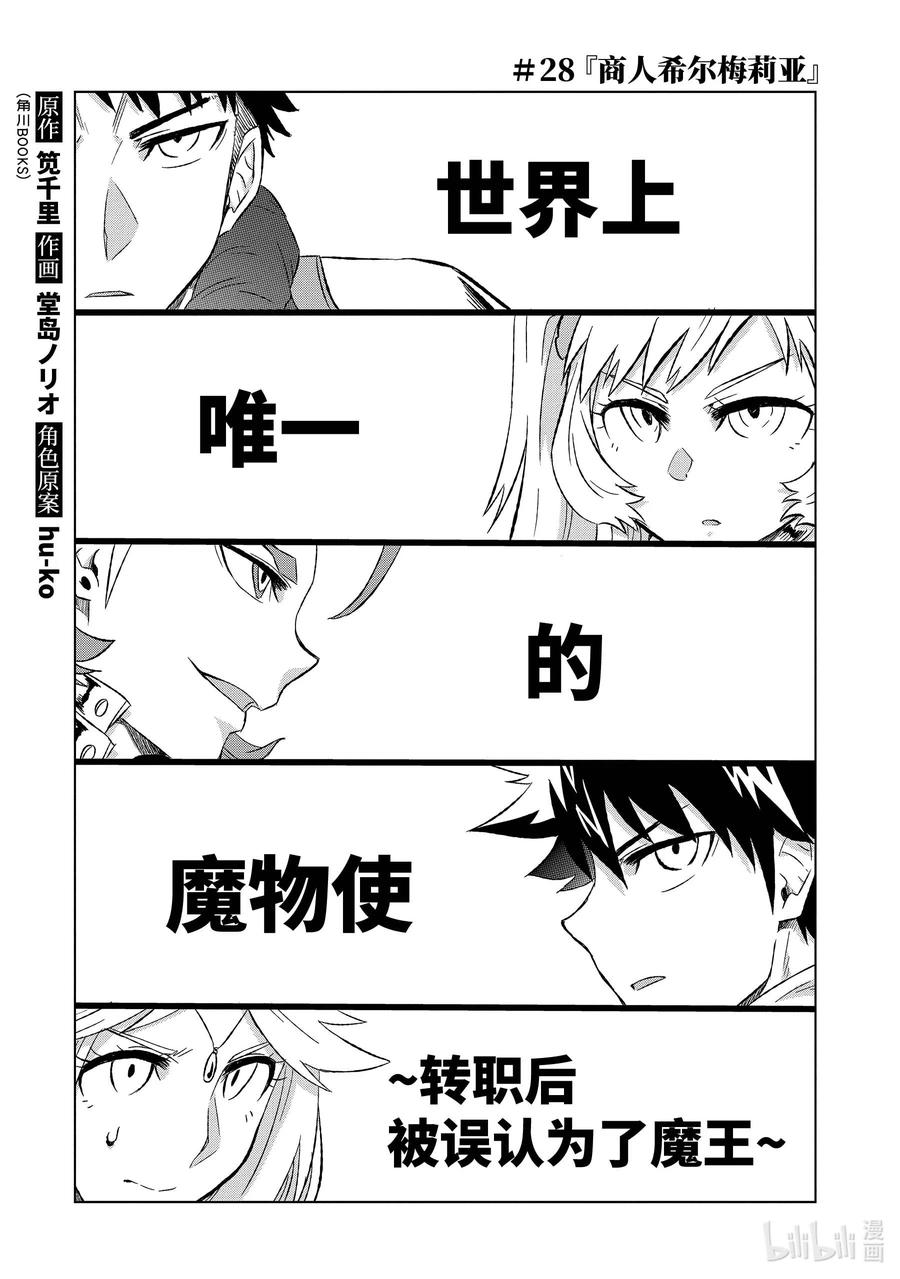 《世界上唯一的魔物使-转职后被误认为了魔王-》28-前篇① 商人希尔梅莉亚 第2页