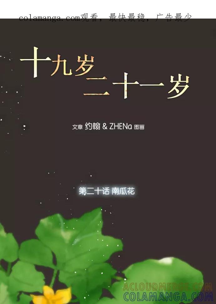 《十九岁二十一岁》[第20话] 南瓜花 第1页