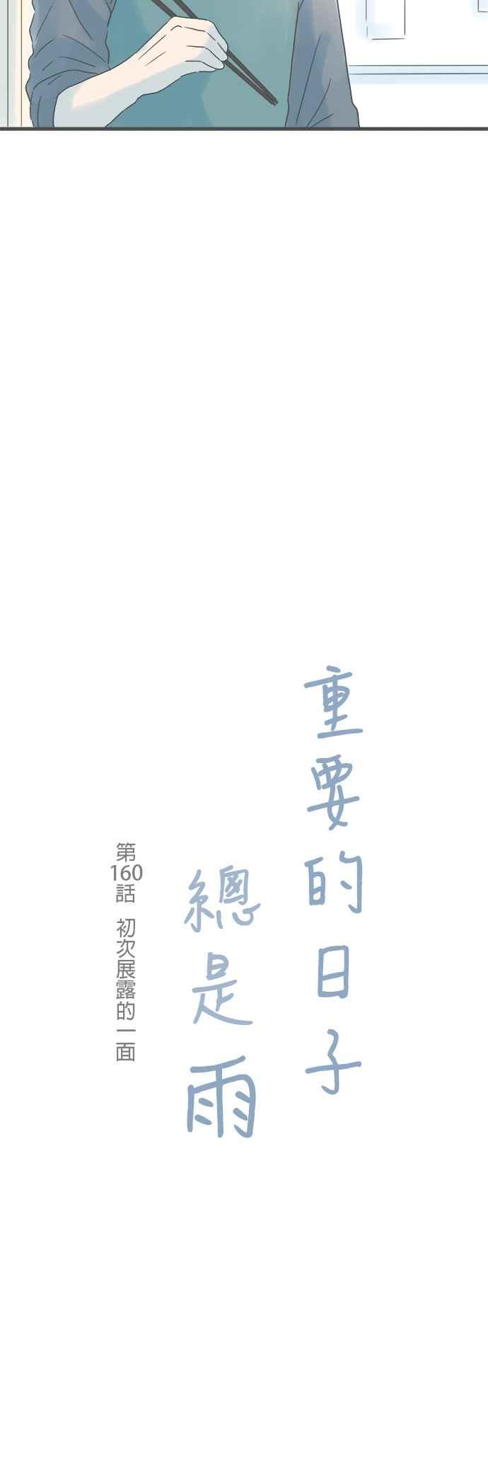 《重要的日子总是雨》第160话 初次展露的一面 第3页