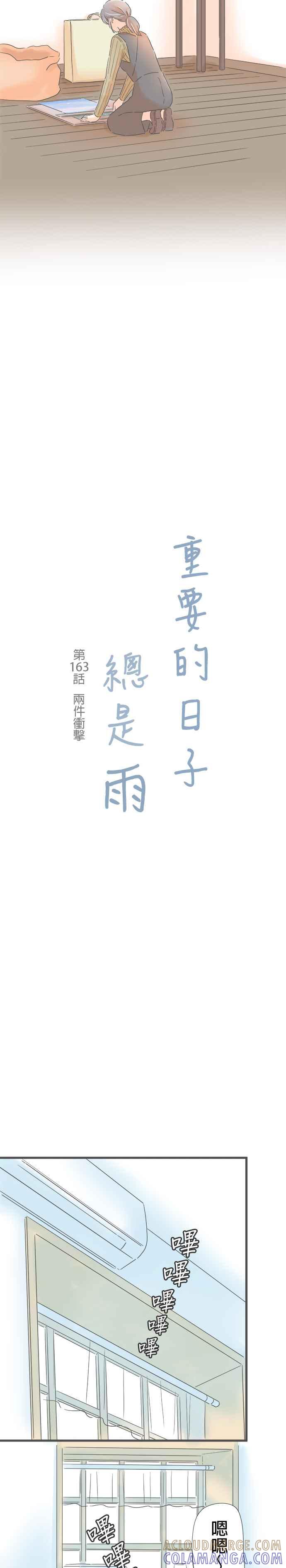 《重要的日子总是雨》第163话 两件冲击 第5页