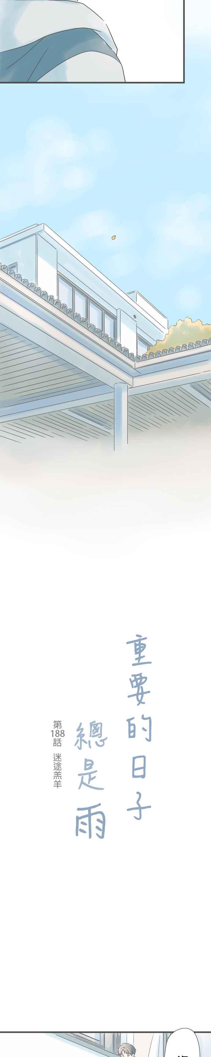 《重要的日子总是雨》第188话 迷途羔羊 第2页