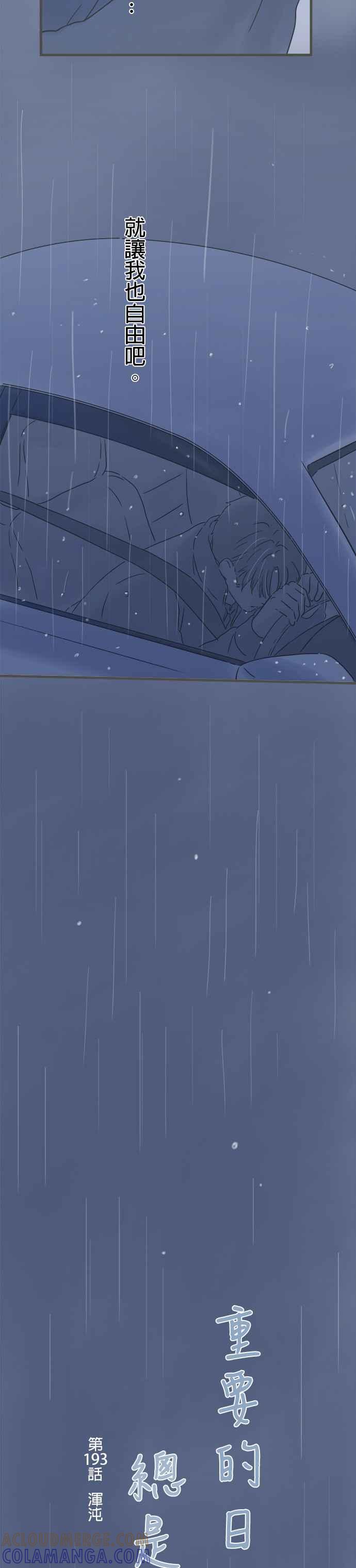 《重要的日子总是雨》第193话 浑沌 第9页