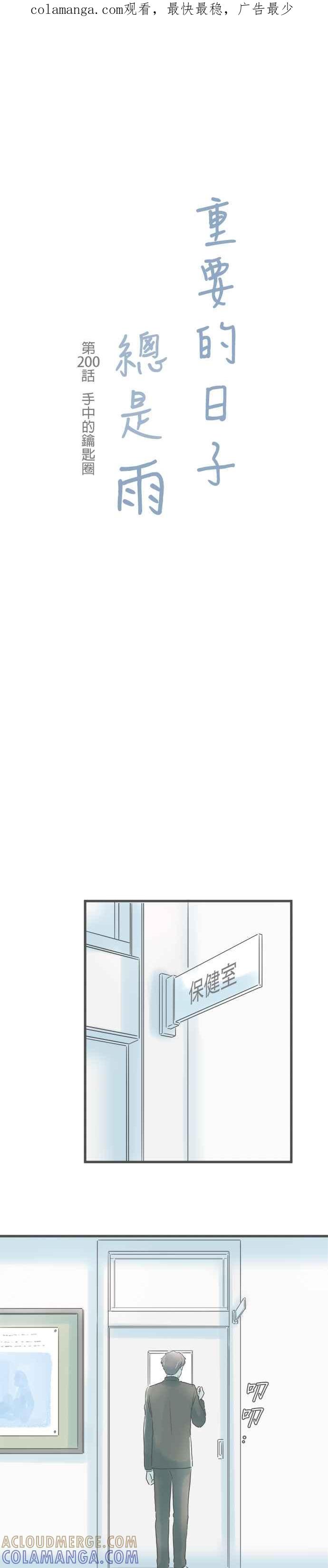 《重要的日子总是雨》第200话 手中的钥匙圈 第1页