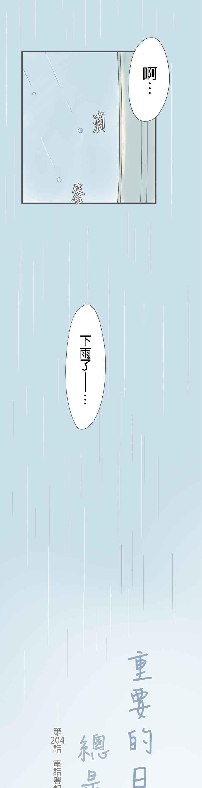 《重要的日子总是雨》第204话 电话响起的日子 第6页