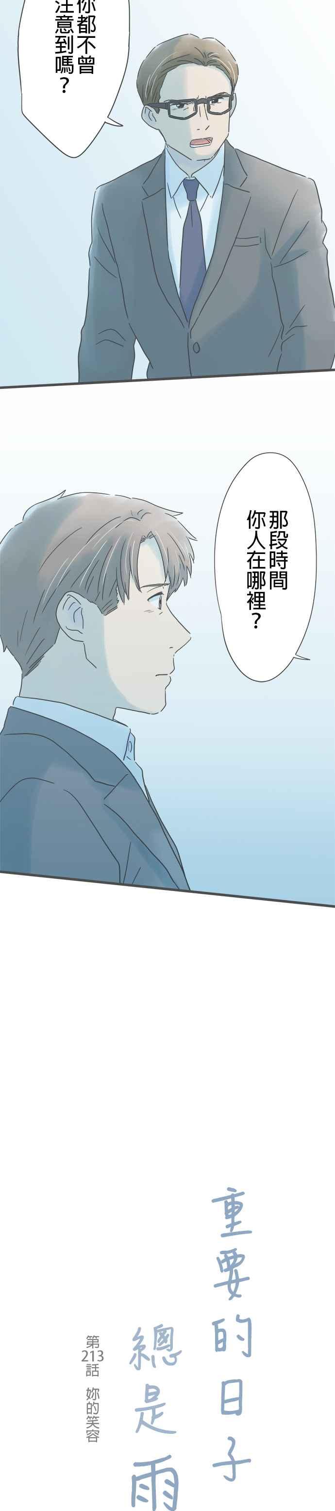 《重要的日子总是雨》第213话 妳的笑容 第2页