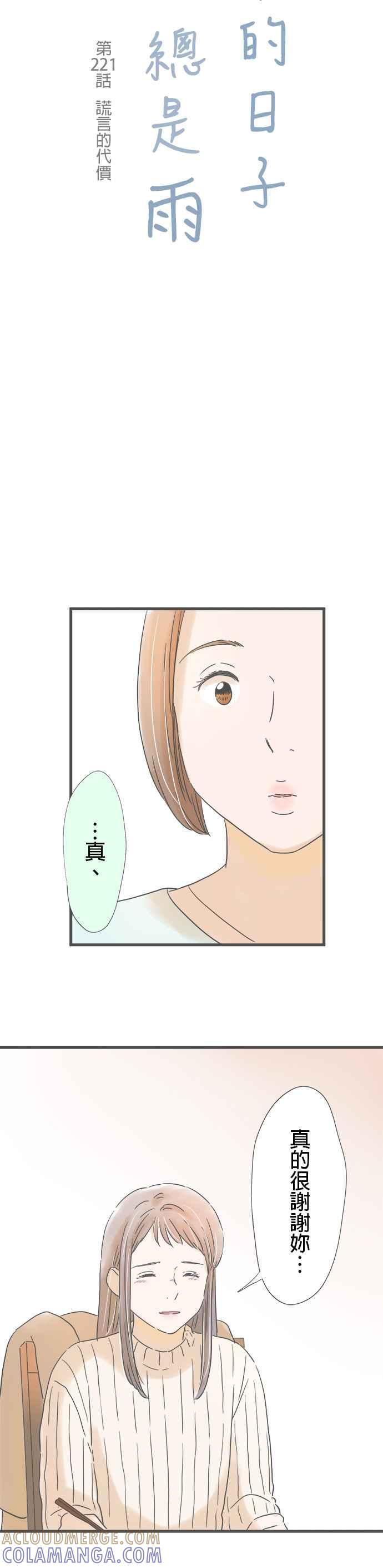 《重要的日子总是雨》第221话 谎言的代价 第3页