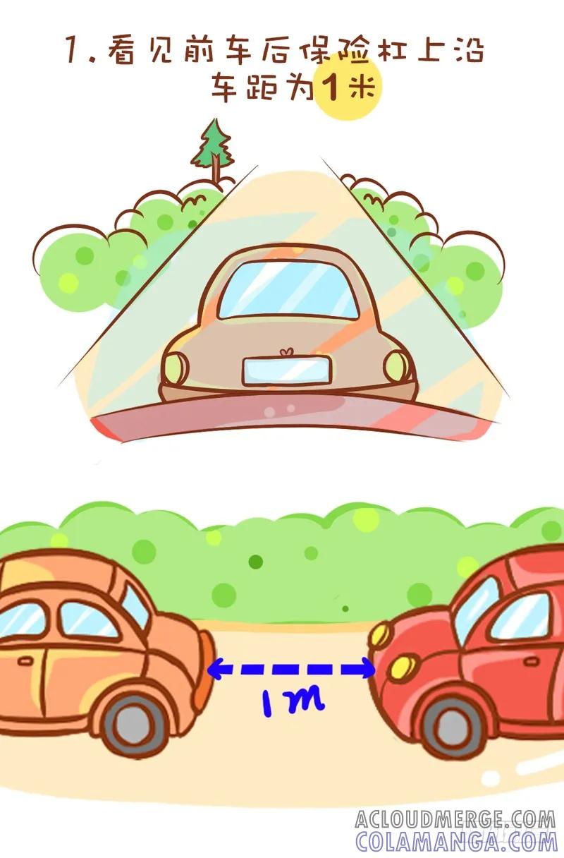 木木子漫画 堵车跟车时如何判断前车距离 第3页