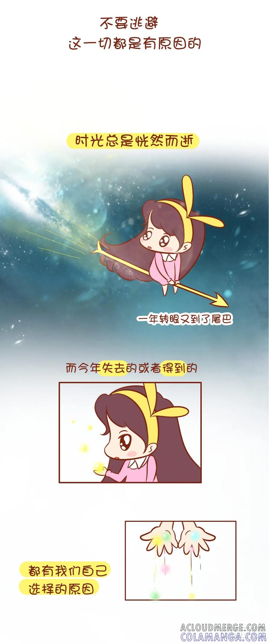 木木子漫画 再见，2014，我不要逃避了！ 第2页