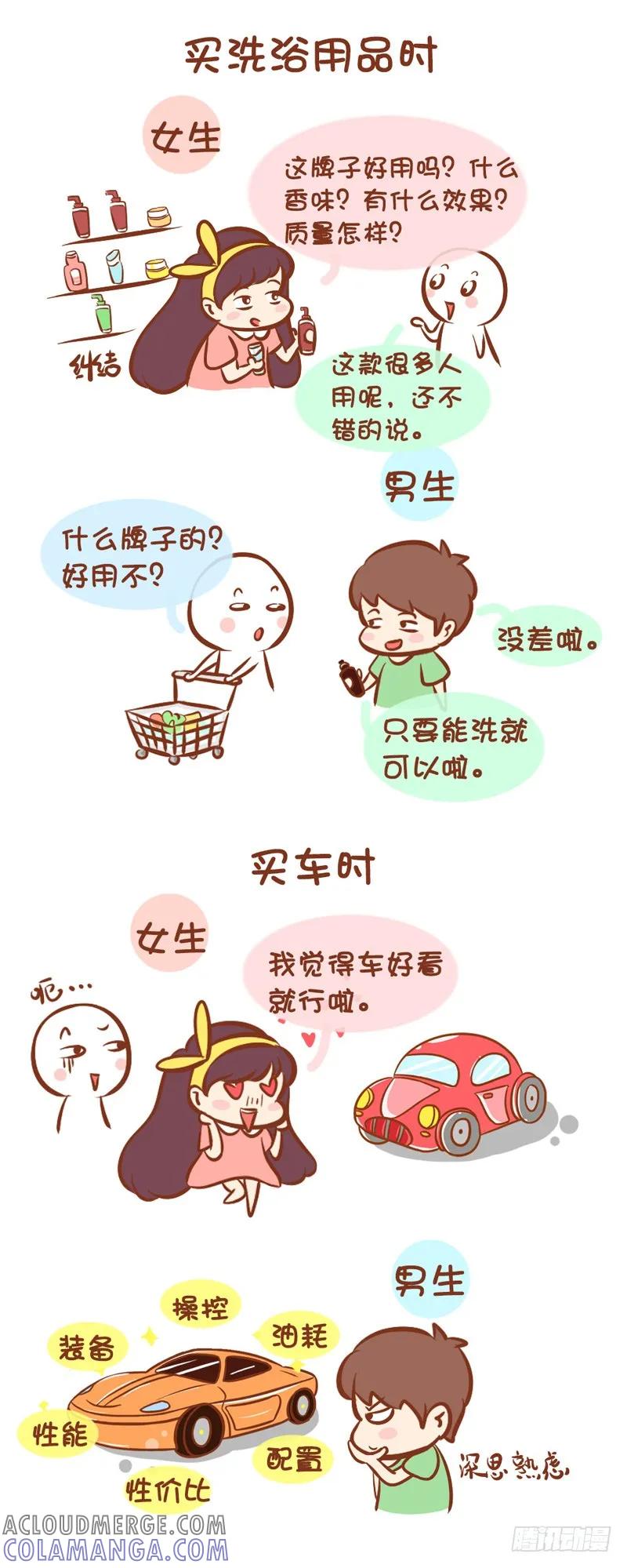 木木子漫画 男女生无法逾越的鸿沟 第3页