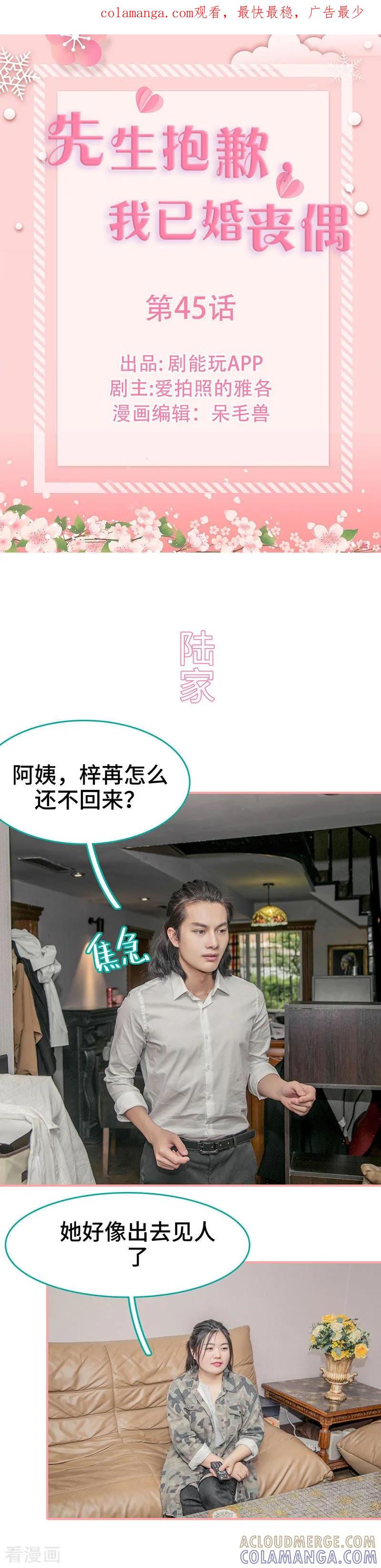 《先生抱歉，我已婚丧偶》第45话 第1页
