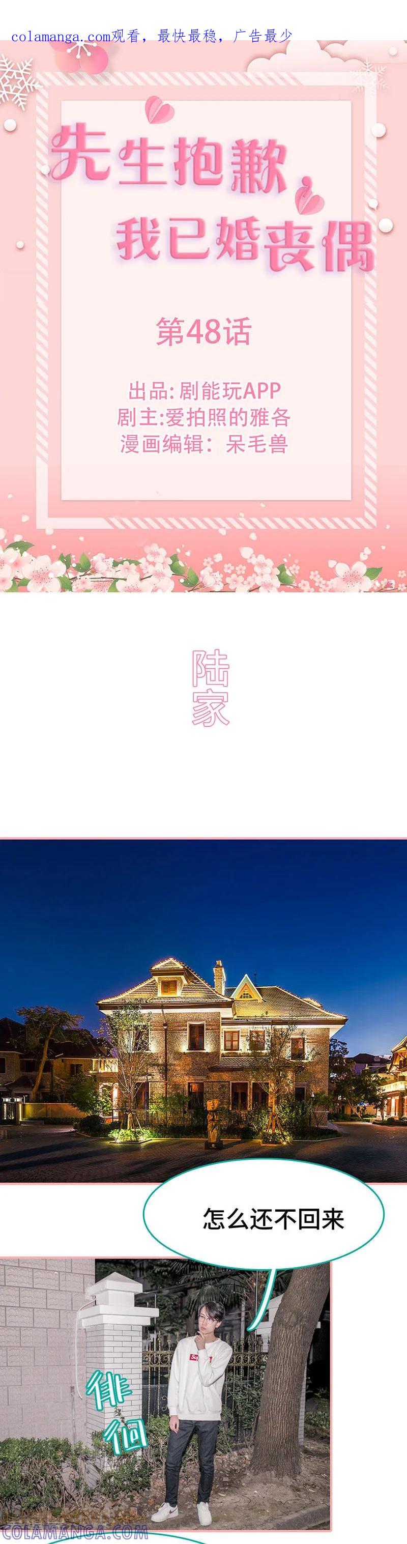 《先生抱歉，我已婚丧偶》第48话 第1页