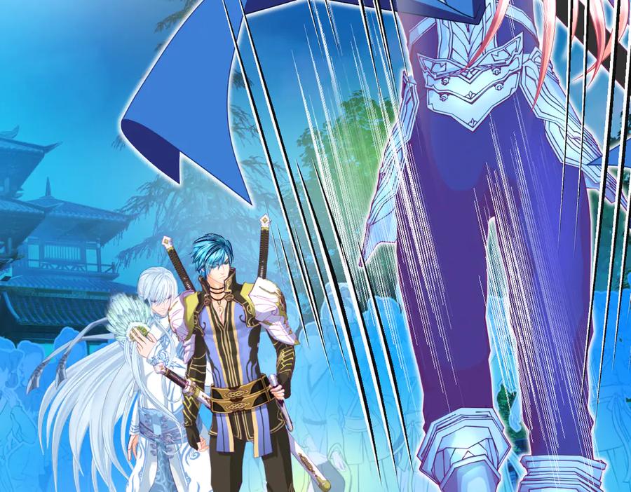 恋上月夜花蝶(新) - 67源纲呛声邀战，羽汛气炸！夜影忍冷静以对，对决即将开始_ - 第83张图