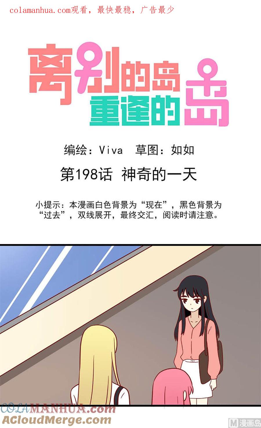 《离别的岛，重逢的岛》第198话 神奇的一天 第1页